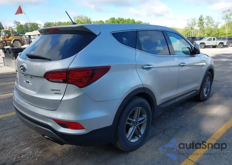2018 Hyundai Santa Fe Sport 2.4L из США, поврежденный, VIN 5XYZTDLB0JG539250